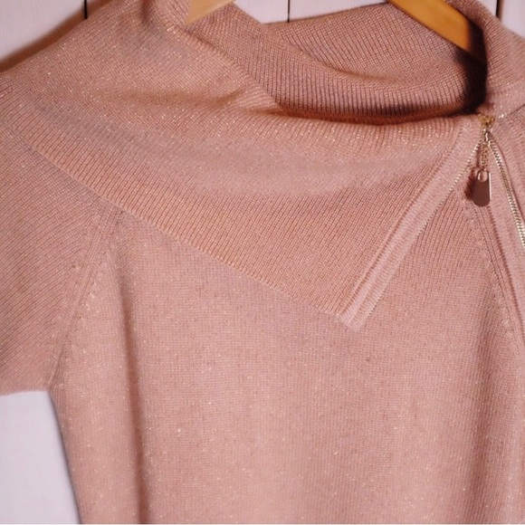 Calvin Klein |Rose Gold Pink| Sweater Dress| - Picture 5 of 7